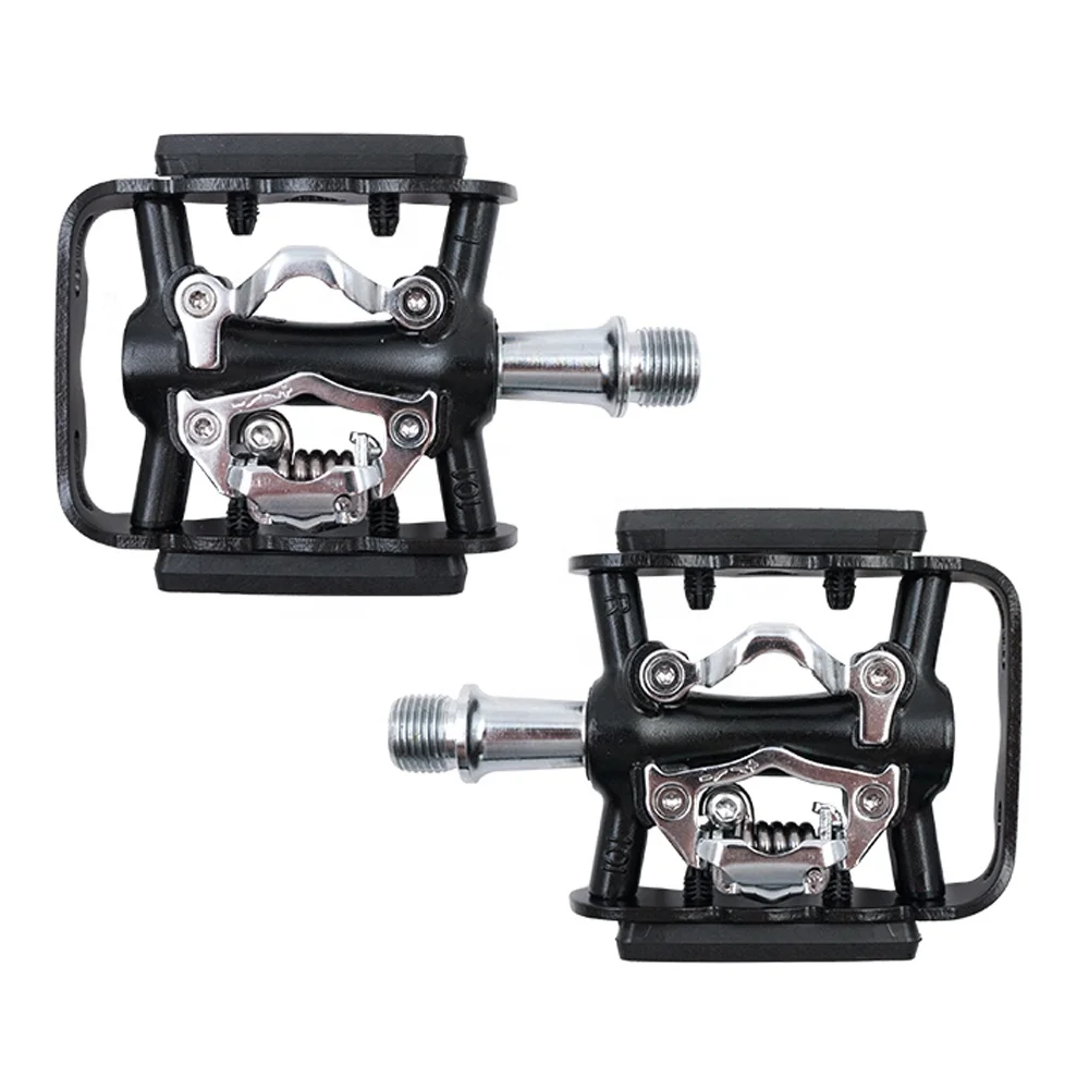 
ZERAY Multifunctional Mountain Bike Pedals Compatible SPD Multifunctional Bicycle Pedal 
