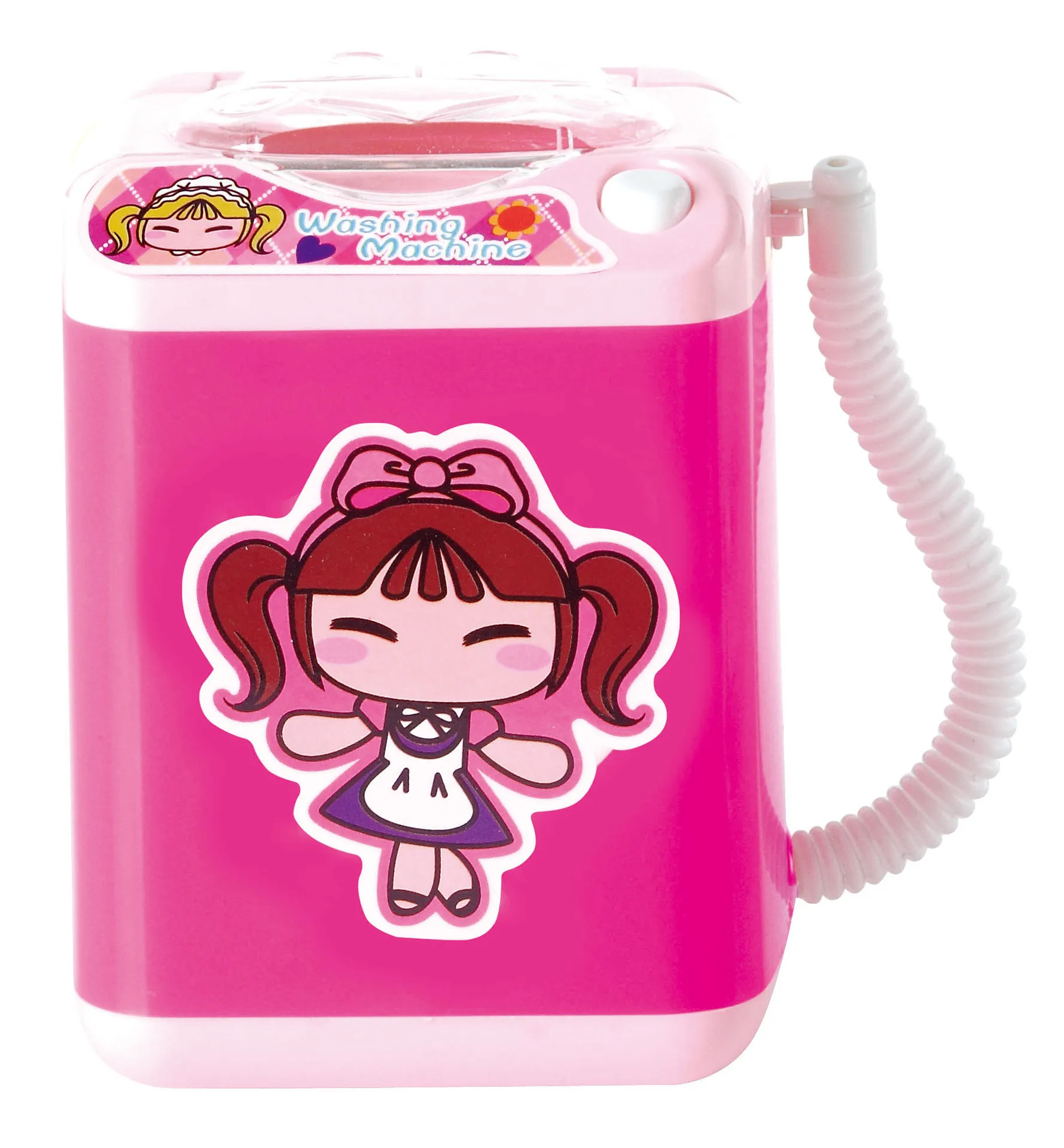 Mini Makeup Brush Cleaner Device Plastic Electric Automatic Washing Machine Sponge Cleaning Toy for Girls