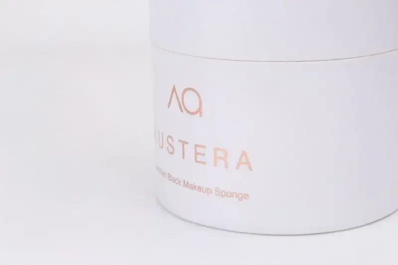 Eco friendly luxury  makeup product packaging cosmetic cardboard tube with powder shaker