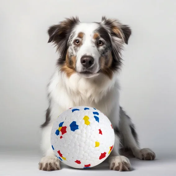 Kadandi pet supplier Safe Non-toxic ETPU material Dog Toys Balls Easy to Clean High Elasticity Interactive Durable Dog Chew Toy