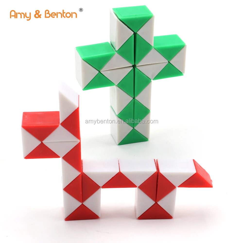 Magic Snake Twist Puzzle Collection Brain Teaser Toy Snake Ruler Fidgety Toys Sets for Kids