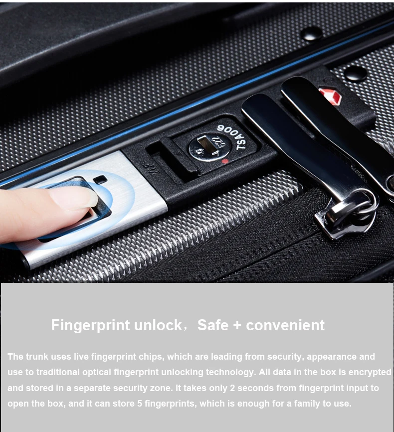 New model following electric luggage scooter with USB interface