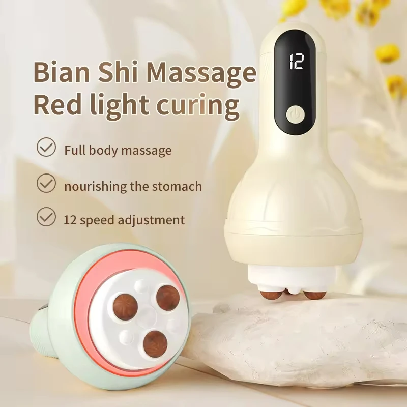 Hot Sell Wireless Mini Handheld Cellulite Remover Artifact Body Vibration Abdominal Massager Pain Relief Belly Massager