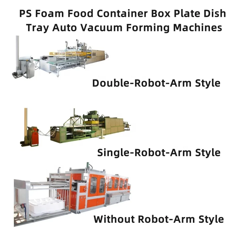 Foam burger box forming machine small EPS foam cups machine for low price disposable foam plates /pizza tray making machine