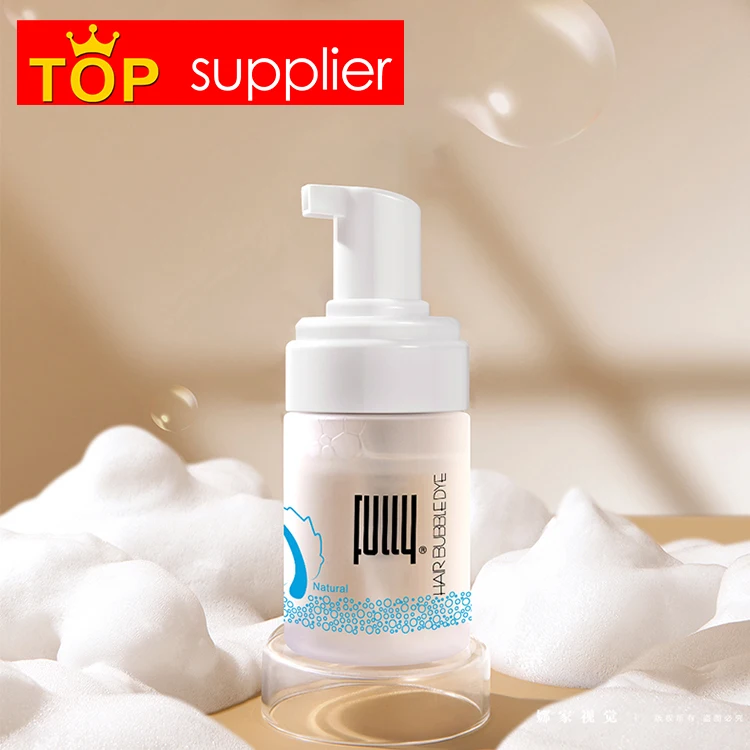 FULLY Factory Supply Perfume Permanent Hair Color Hair Dye Mousse For Men And Women Fast Home Use