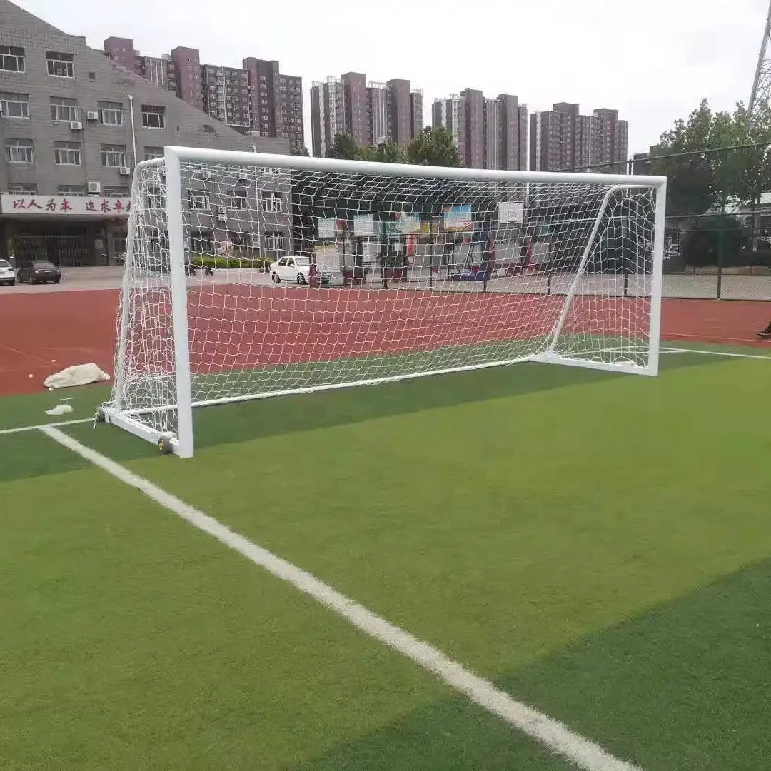 Factory Sale Full Size Team Sports Training Wear Resistant Soccer Metal Post Portable Football Goal Soccer Training Equipment