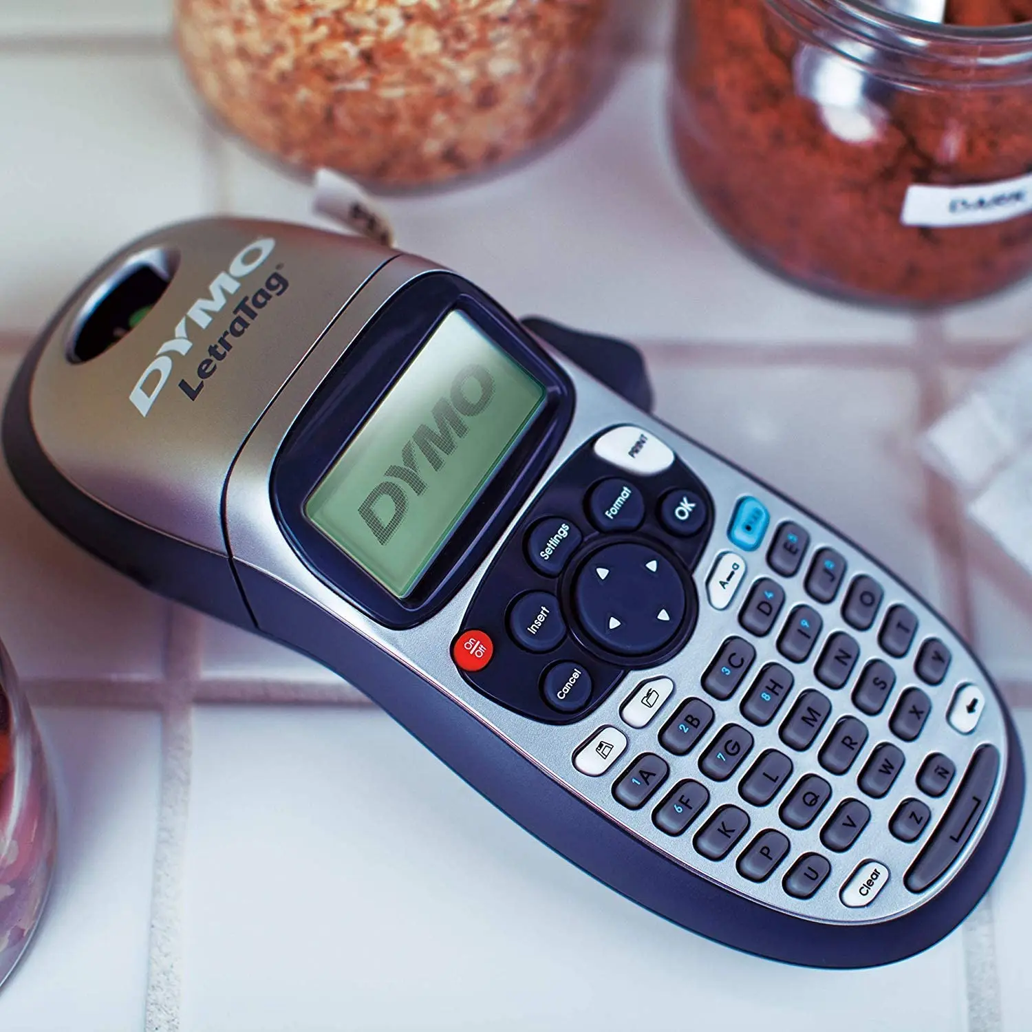 Ручной принтер для этикеток совместимый с Dymo LetraTag LT-100H используемый LT серии Этикеток Letratag сменные