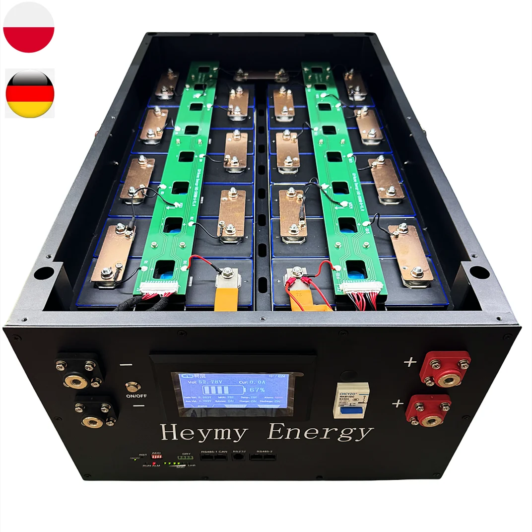 EU Stock 15kwh 314ah 280ah 300ah Solar Storage Lithium Battery Case Smart JK 200A BMS DIY 16s 48V 280Ah Lifepo4 Battery Box Kit