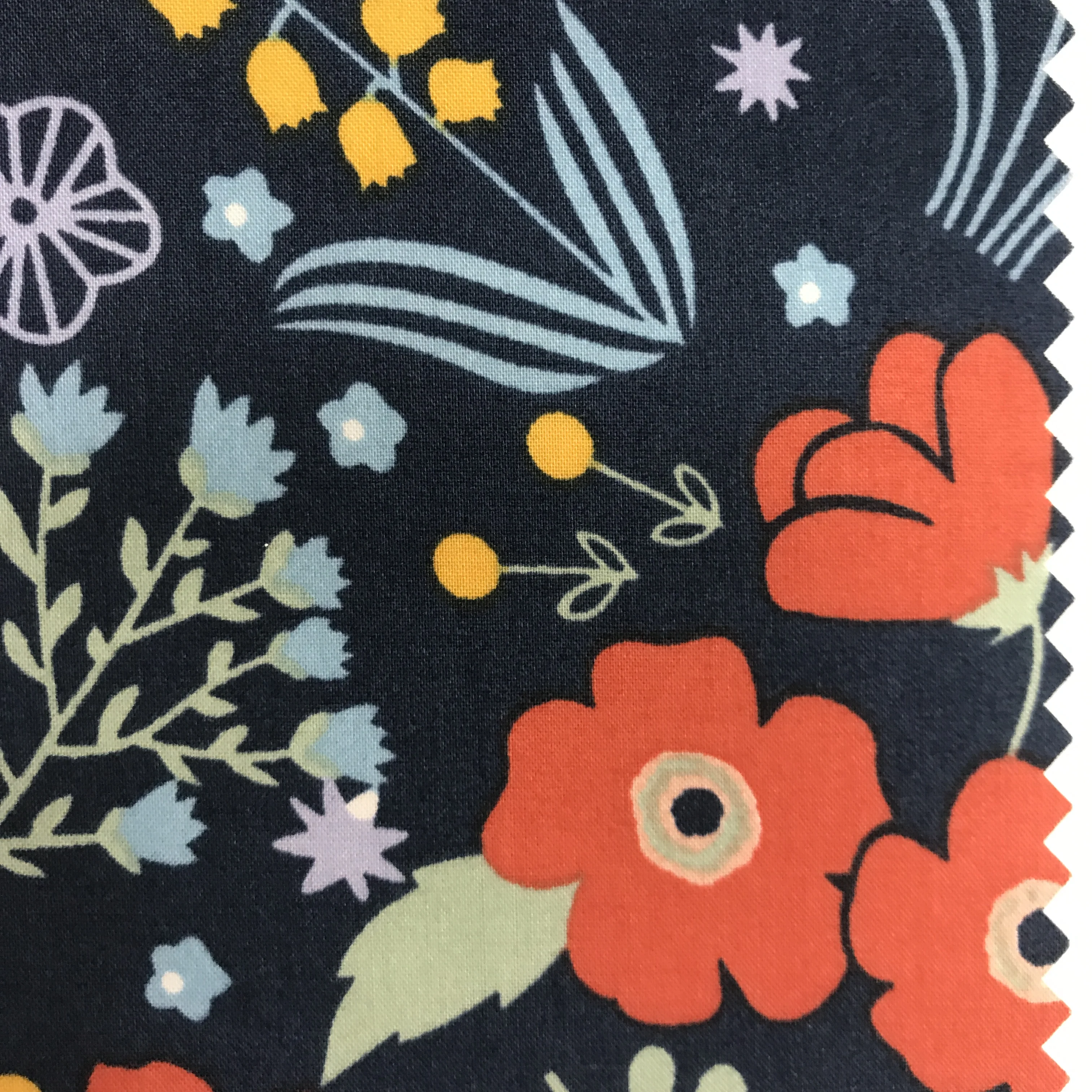 Хлопковая ткань с цветочным принтом для юбки платья для девочек