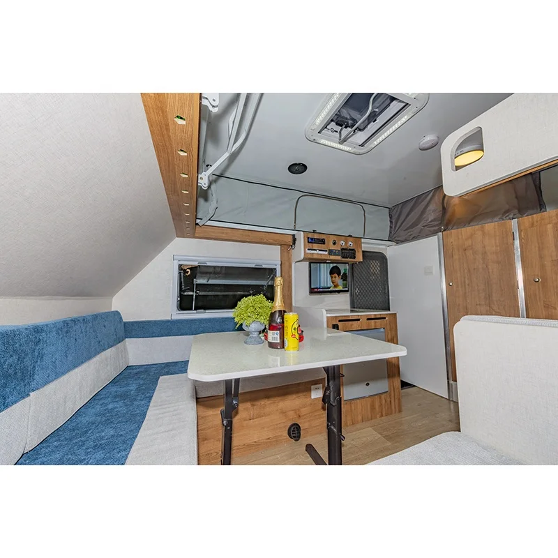 Compaks RV многофункциональная Высокая всплывающее окно крыши жесткий-пола кемперов внедорожный кемпер