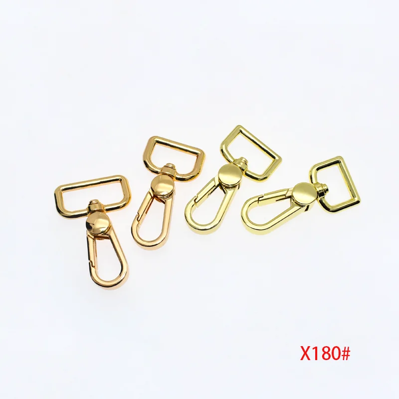light gold swivel snap hooks polished Silver lobster claw clasp 1inch key holder Dog leashes Keychains bag shoulder connecter