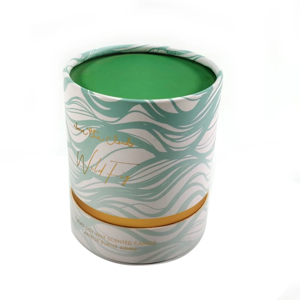 Custom Beautiful Design Kraft Brown Round Cylinder Small Packaging Gift Box Recycle Craft Paper Tube