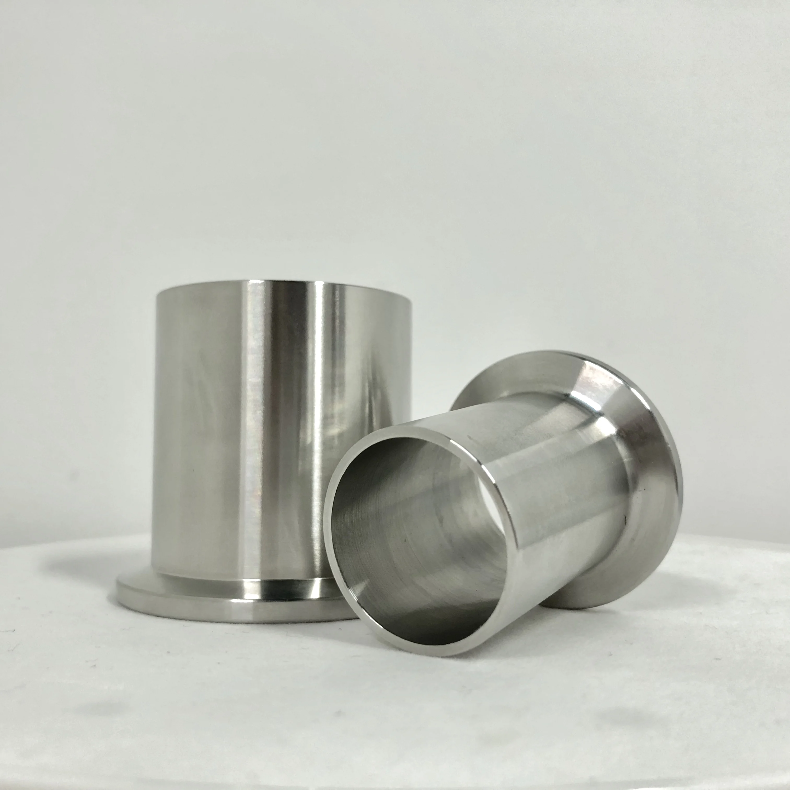 SS304 vacuum nipple fittings KF Stub end lapped flange