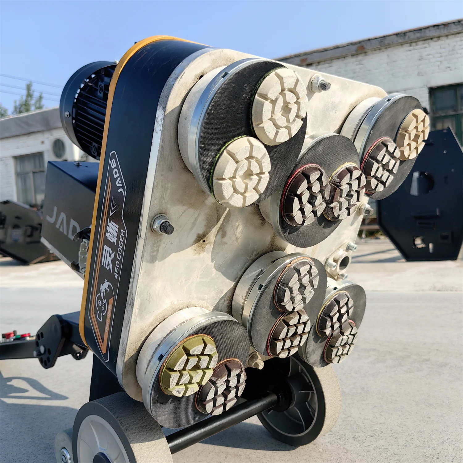 Good Price Jadeite Home Use 450shconcrete Grinder For Flooring Grinding Polishing Garage Project Tiny Concrete Floor Edge