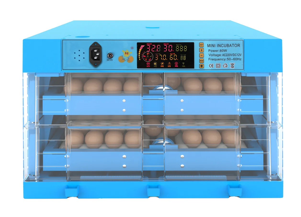 Plastic Egg Incubators Electric 320 Eggs Automatic Hatchery Egg Incubator Pc Bird Multifunctional NLF 12V 220V Chicken 64 PCS