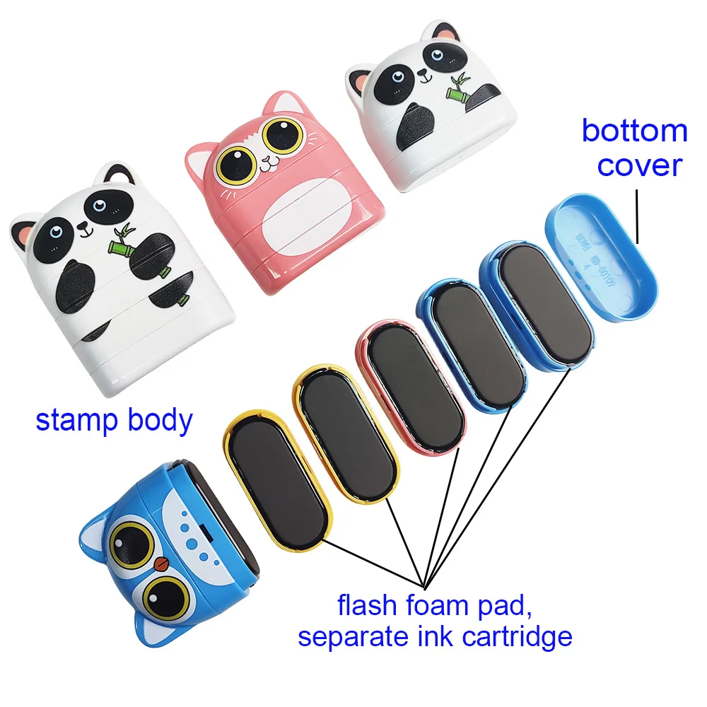 Cute Name Clothes Signature Kids Stamp Ring Kids Toy  Name Stamp Kids Stamp