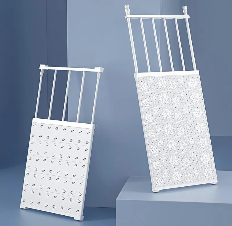 Wardrobe Layered Partition Cabinet Tube Dormitory Storage Telescopic Nail-Free Storage Kitchen Bathroom Rack