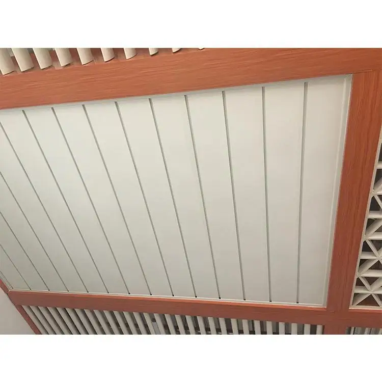 suspended metal strip ceiling aluminium slat ceiling
