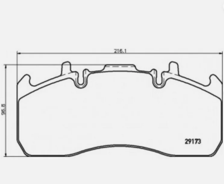 Automotive brake pads are suitable for Toyota, Honda, Nissan, Mazda, Mitsubishi and other Japanese automotive brake pads