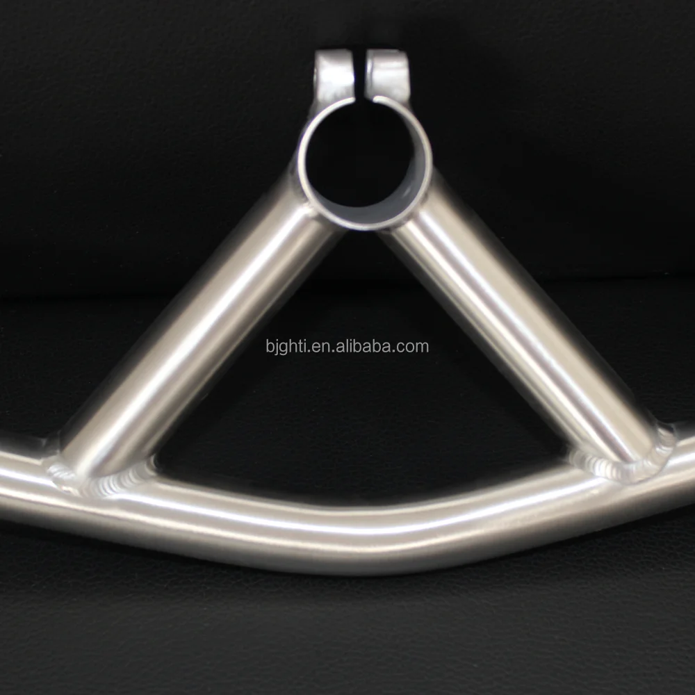 Comeplay Factory Direct customized GR9 ti3al2.5v titanium flat handle bar with stem for bicycle