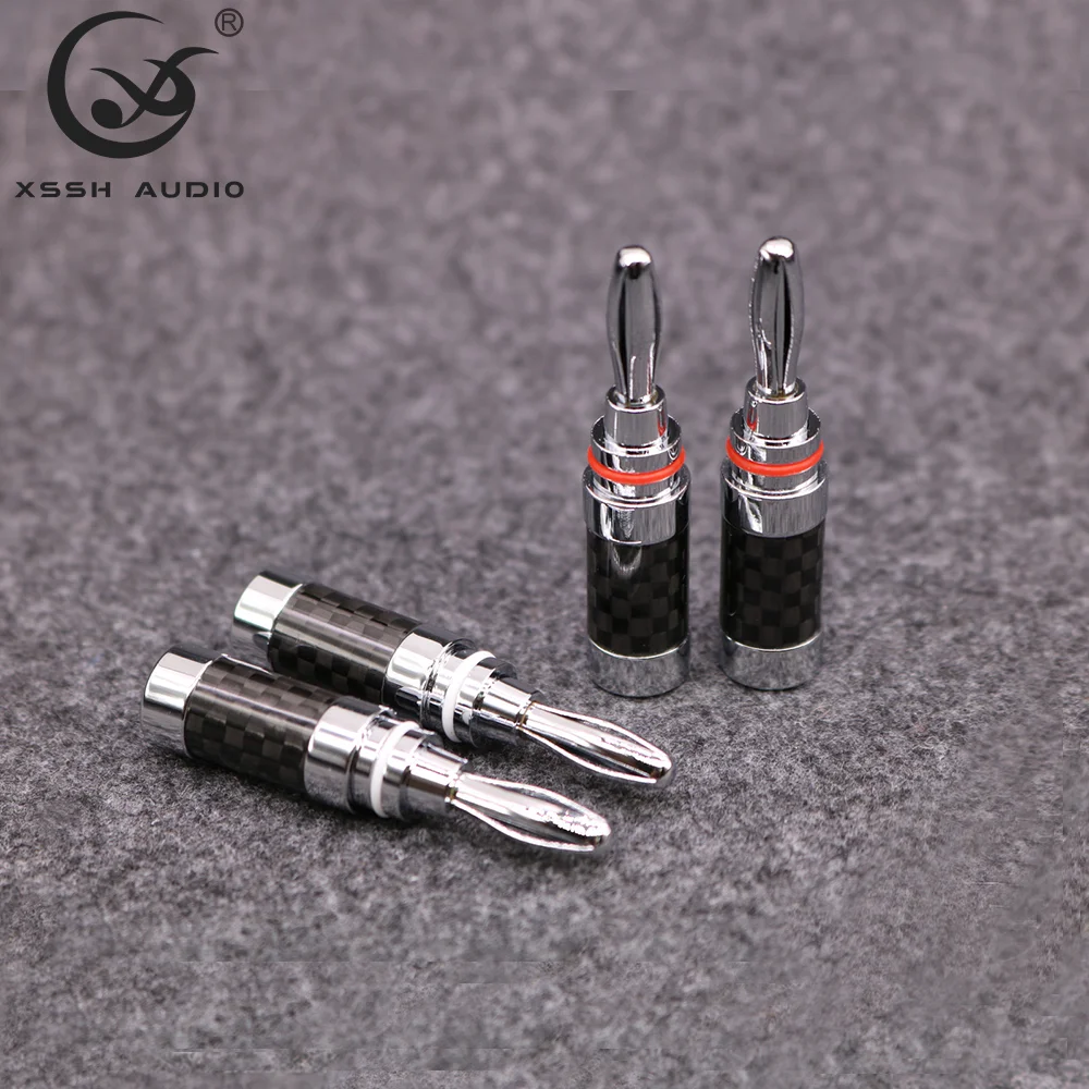 Разъем для динамика YIVO XSSH Audio, оптовая продажа с завода, OEM ODM, сделай сам, латунный родиевый электрический разъем, мини штекер типа банан