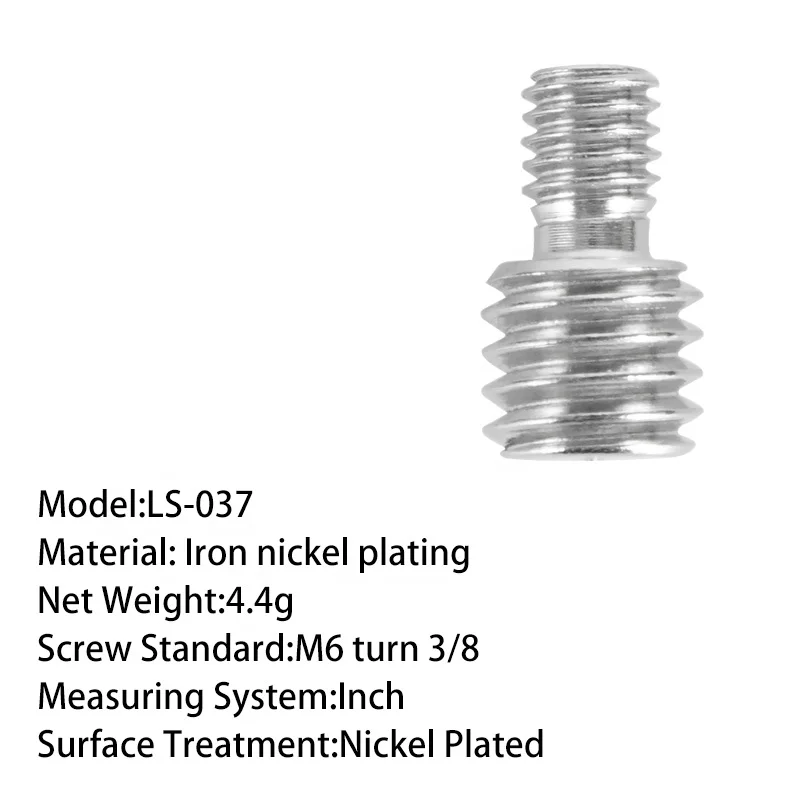 BEXIN Fast Expand High Precision1/4 Metal Flat Head Screw Hidden Thread Adapter Camera Screws