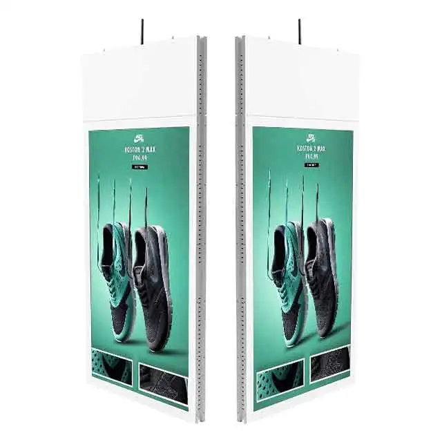 
Two sided wall hanging 43inch lcd digital signage display screen indoor advertising player 