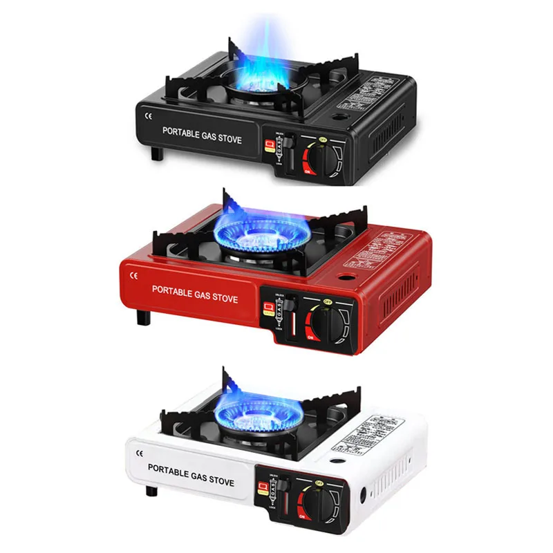 Portable Table Aluminium Single Burner Camping Gas Stove With Top Cooker Mini Camp Stove Mini Portable Travel Gas Cooker