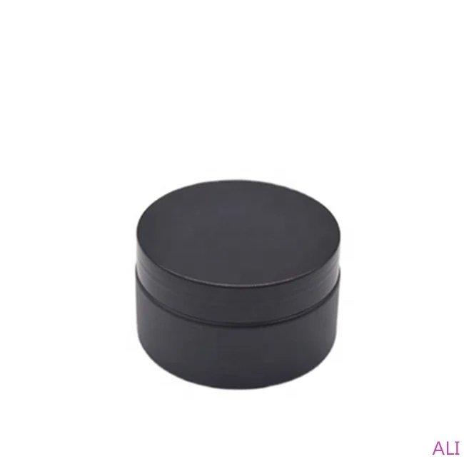 Plastic cosmetic black body butter jars 8 oz 4 oz 3 oz 5 oz cream jar
