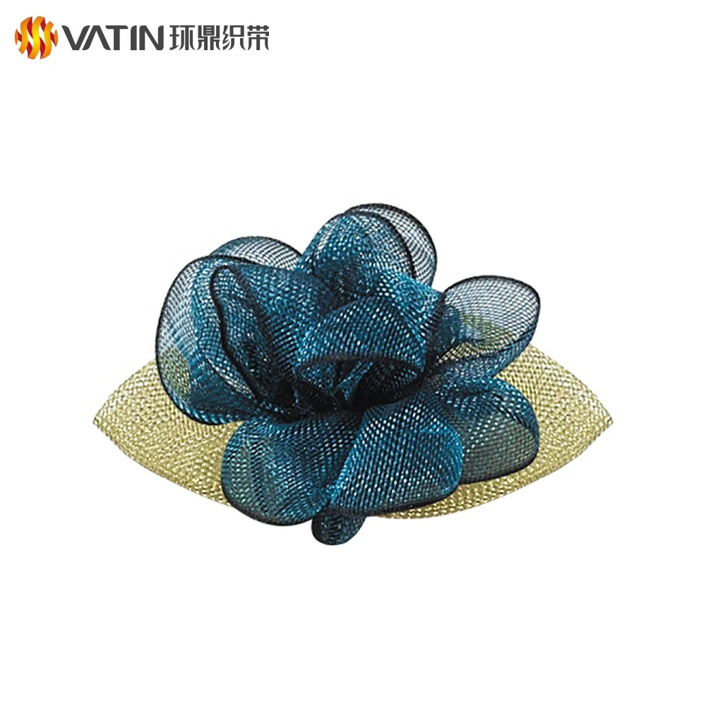 Wholesale Custom Fancy Colorful Sheer Organza Artificial Flower For Wedding Car Decoration