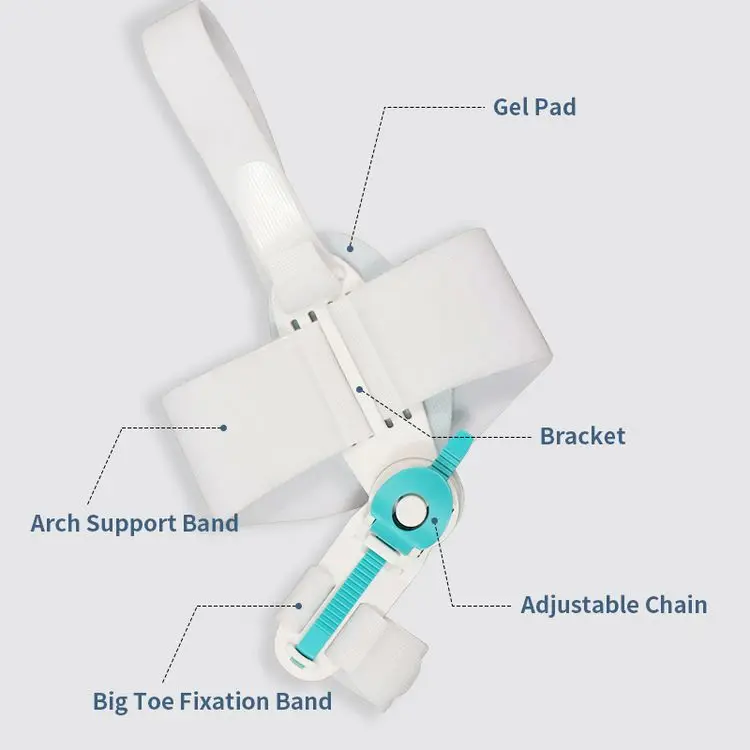 New Arrival Adjustable Big Toe Splint Foot Bone Product Hallux Valgus For Bunions Bunion Correcto Knob Double Correction