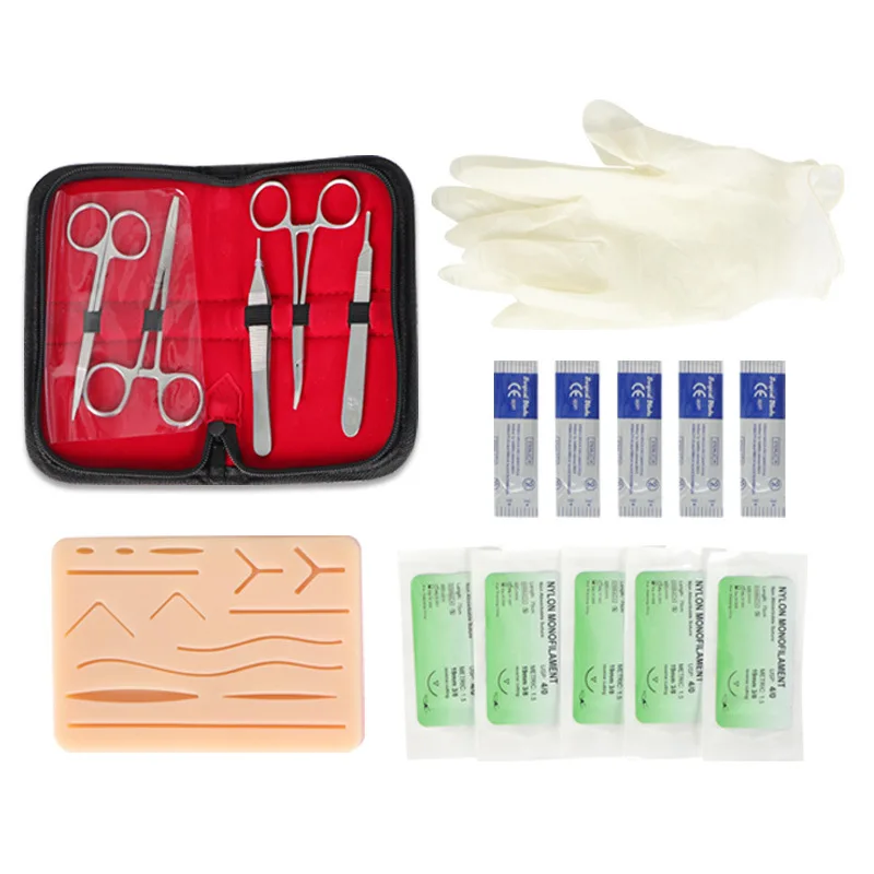 High Quality Sutures Medic Kit Medical Students Surgical Customized Complete Suture Practice Training Kit