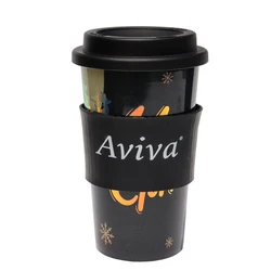 Promotion of reusable plastic coffee cups sublimation newly designed portable coffee cups with lids plastic coffee cup with lid
