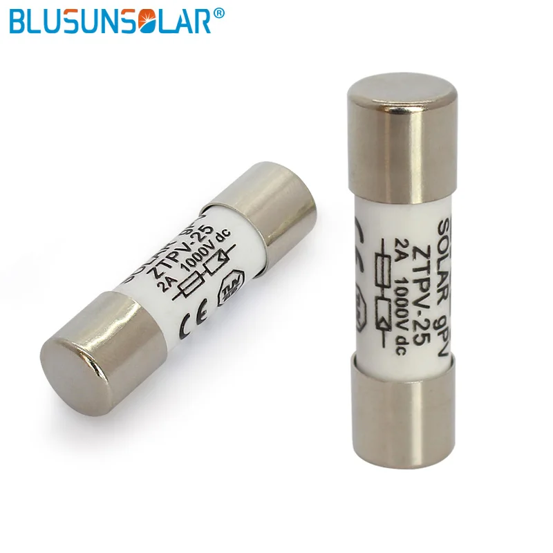 PV Solar Fuse 2A-32A 1000VDC Fuse link 10x38mm gPV for Solar Power System