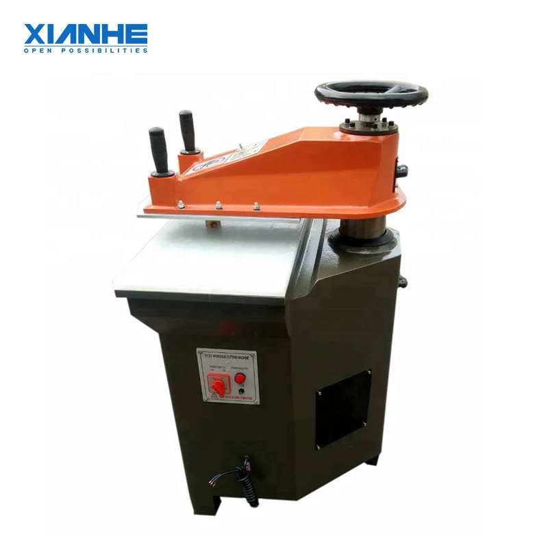 Xianhe 12T hydraulic swing arm leather die cutting machine for wool