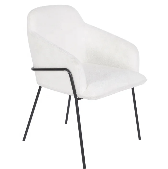 Кресло для отдыха с металлическими ножками гостиной стул ресторана в тканевом стиле современная