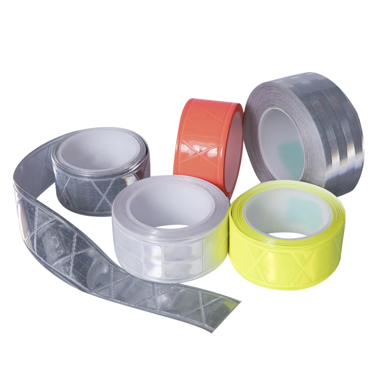 Lianxing EN20471 high light visibility pvc crystal lattice reflective tape reflector strip for traffic safety workwear uniform