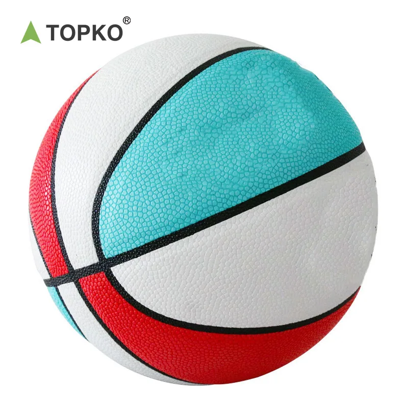 TOPKO TPU Soft surface rubber liner Basketball Made for Indoor and Outdoor Basketball Games 24.5CM Diameter Basketballs
