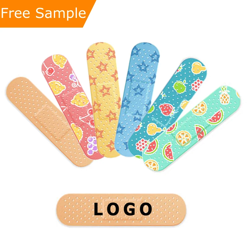 Изготовленный на заказ логотип милый пластырь для намотки дышащий клейкая повязка с индивидуальным принтом производитель повязок