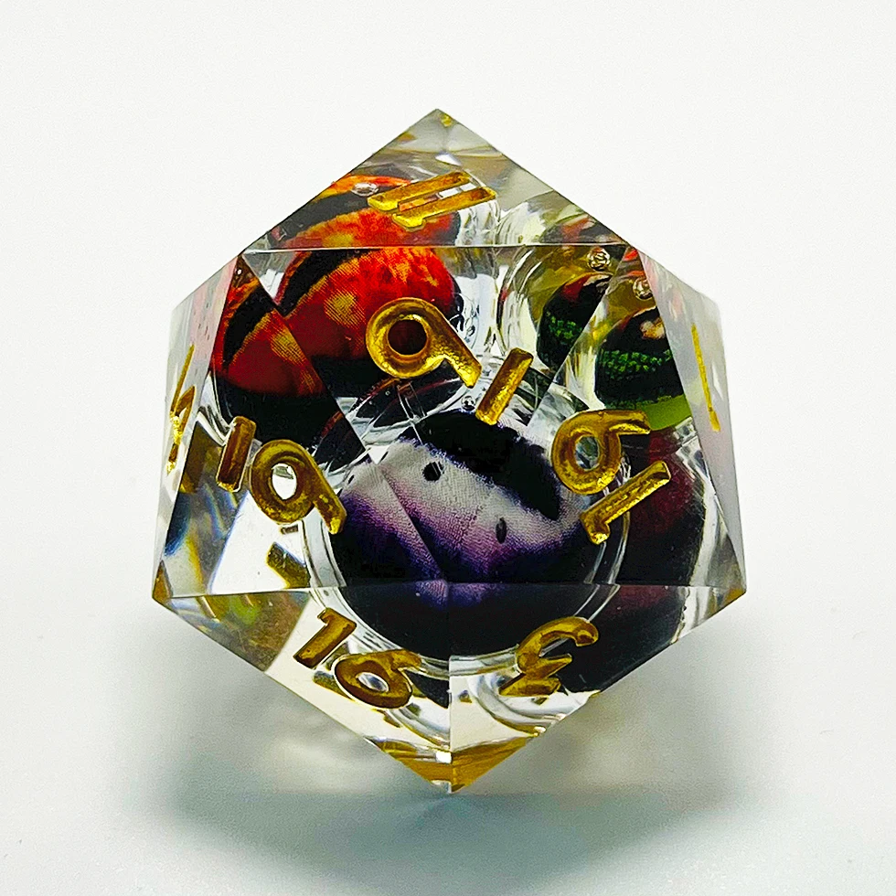 D20 55MM dice Polyhedral Dice For Razor D&d Rpg Playing Games