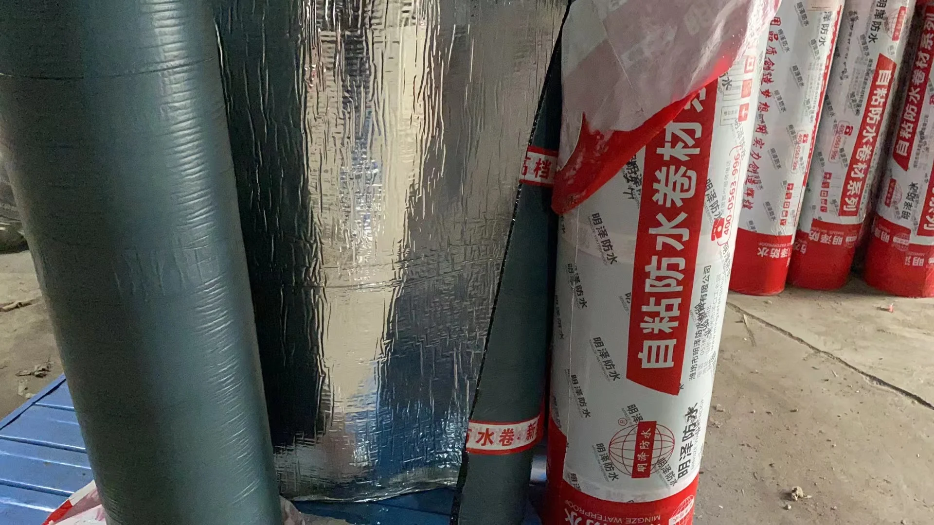 bitumen felt adhesive asphalt sheet bituminous self adhesive roofing waterproofing membrane of vulcanized rubber tape