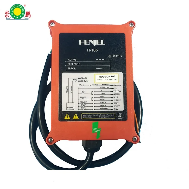 F21-E1B VHF310-331MHz 12/24/36/220/380/440V Industrial Wireless Switches for Electric Hoist Crane