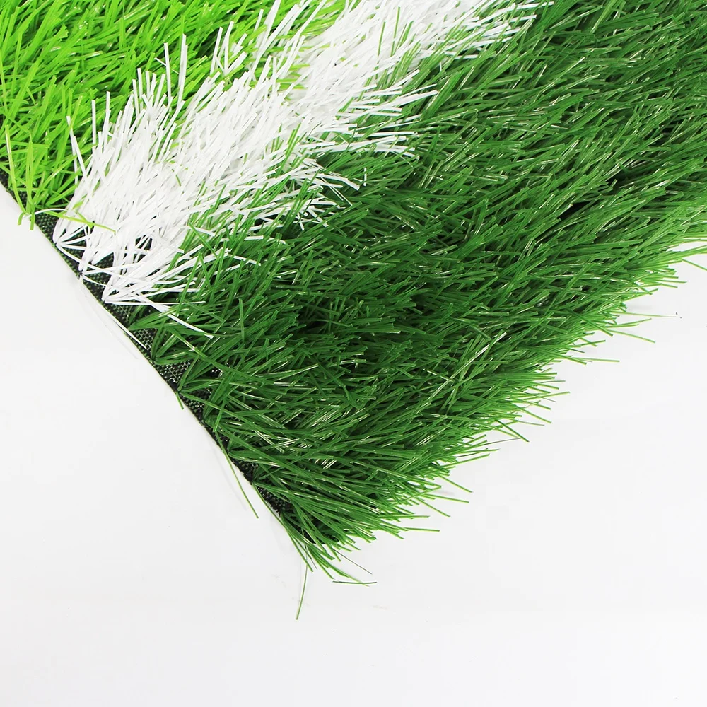 Customized color synthetic 50mm football turf artificial grass for school playground