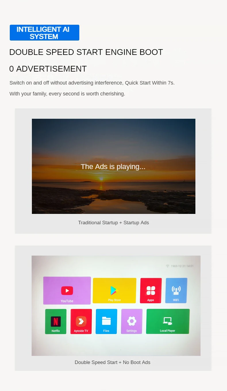 YUNDOO CY400 Global Version Projector Home Theater Projetor Dlp 4K Ultra Short Throw Laser Projector video beam projector