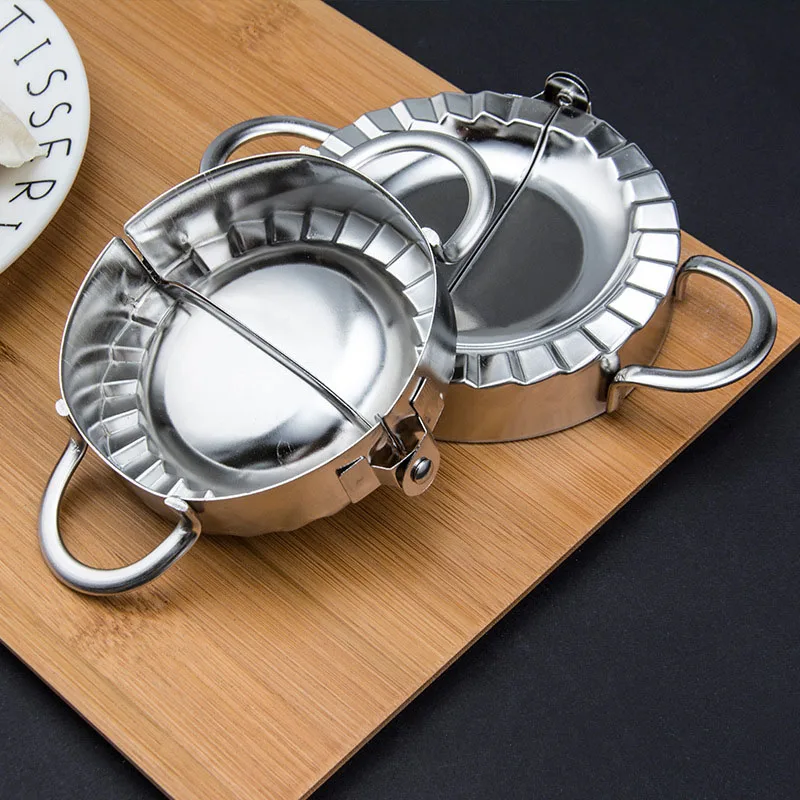 Stainless Steel Kitchen Tools Dough Cutter for Kitchen Making Tools Dumpling Tools Jiaozi Maker Mould