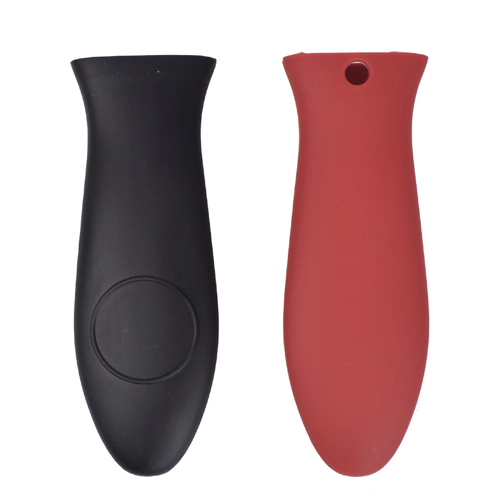 Heat Resistant Non-slip Removable Pot Holder Sleeve Cover Silicone Hot Skillet Handle Holder For Cookware