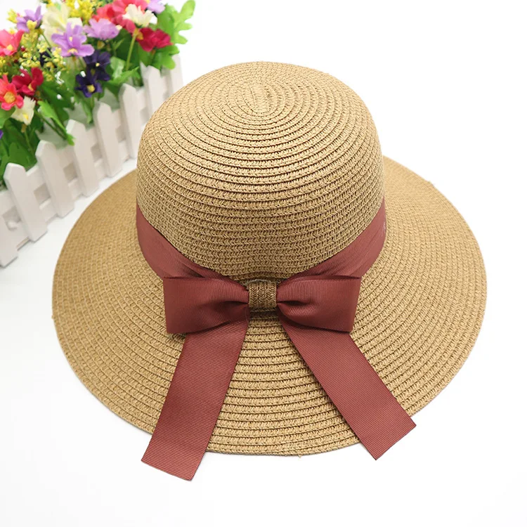 New Style Straw Weaving All-match Summer Beach Hats Travel Sunscreen Fashion Sun Straw Hat For Women