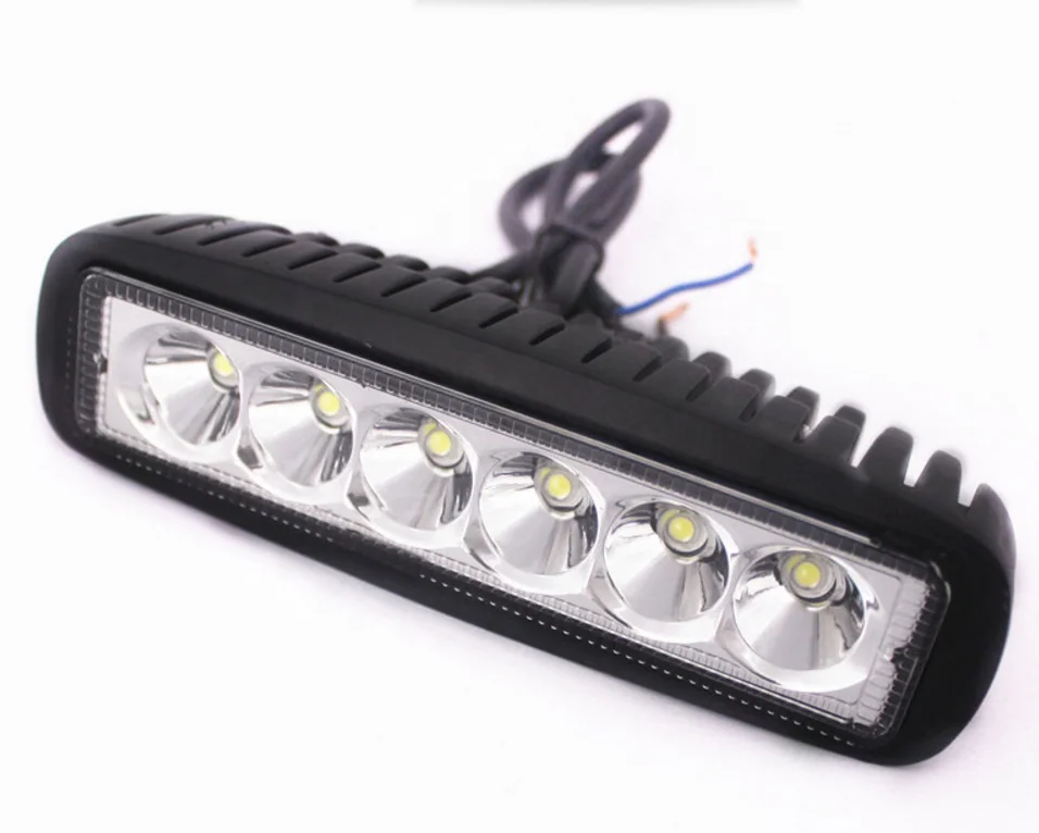 Car Truck Emergency Flasher Dash Strobe Warning Light Red/Blue Ultra-thin 6 LED 18wDay Running Flash Led Police Lights