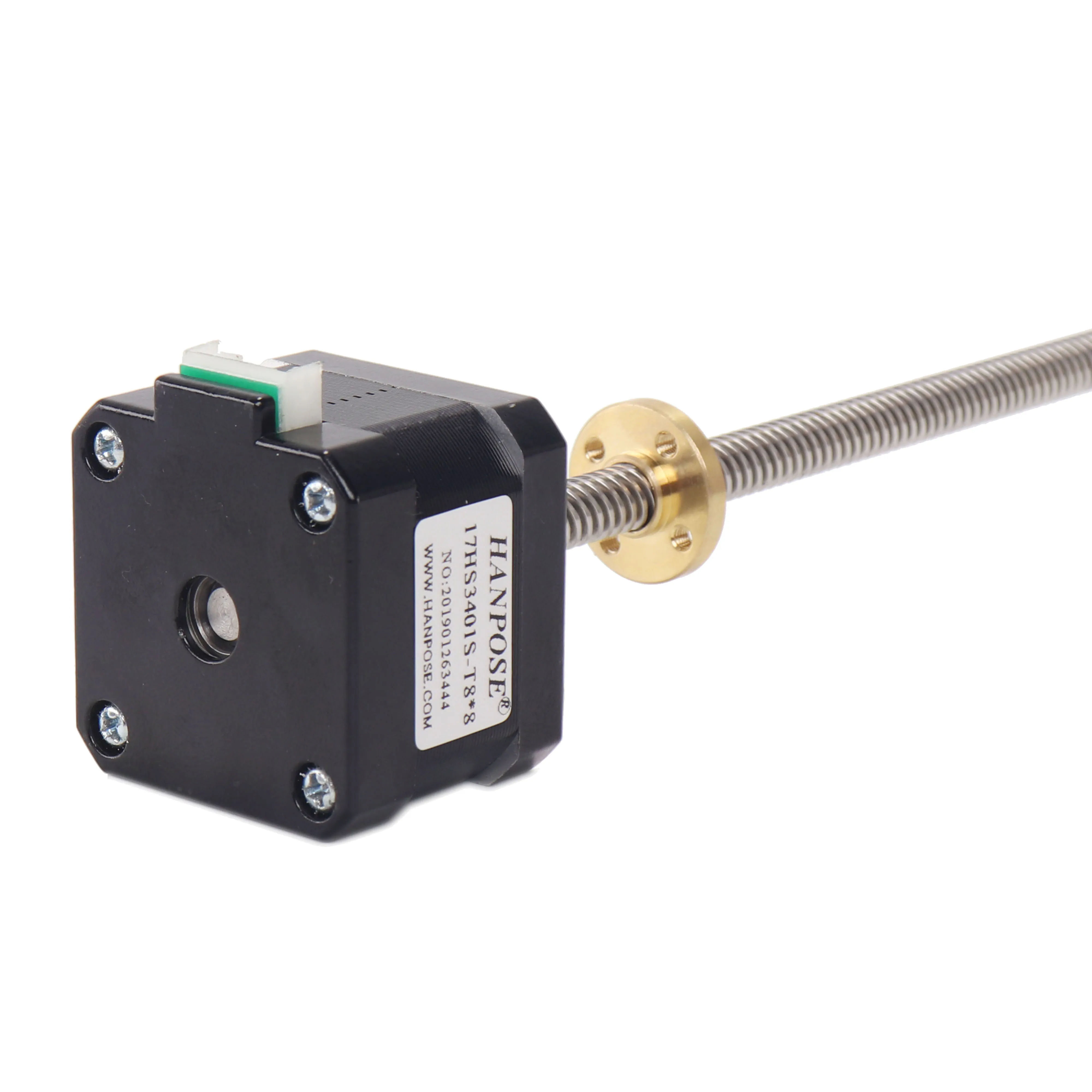 nema17 stepper motor 17HS3401S-T8*8 300mm length T8 screw motor 3D printing 28N.CM  height  brand new spot factory direct sales