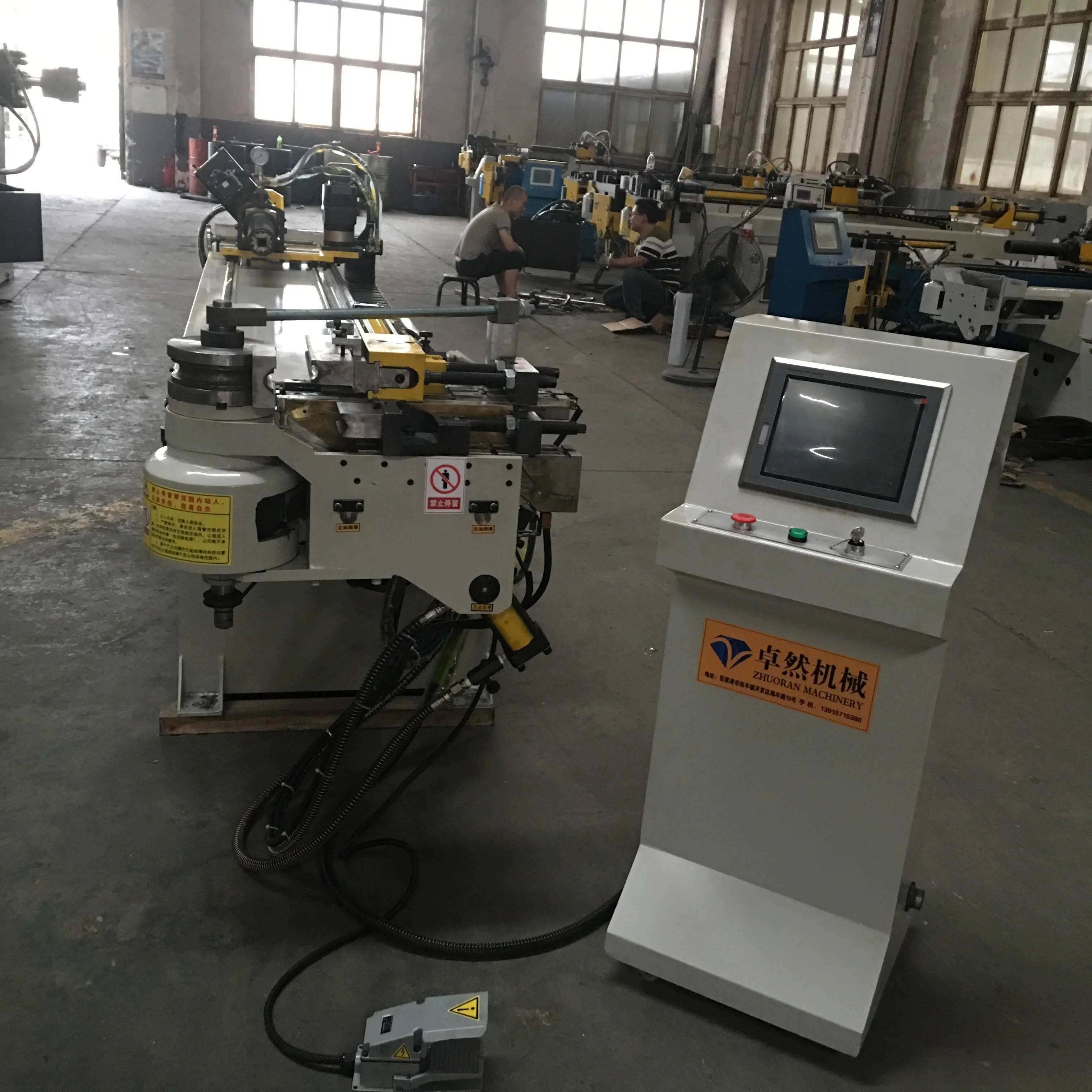  Гидравлический гибочный станок Zhuoran DW50CNC для стальных труб с